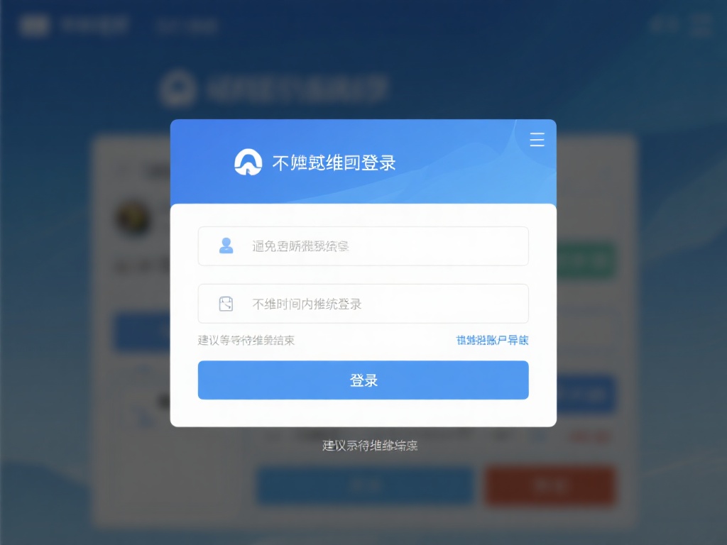 避免频繁尝试登录：在维护时段内，系统可能会显示无法